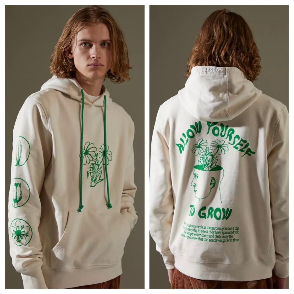 NWT Urban Outfitters CHNGE Allow Yourself to Grow Sweatshirt L